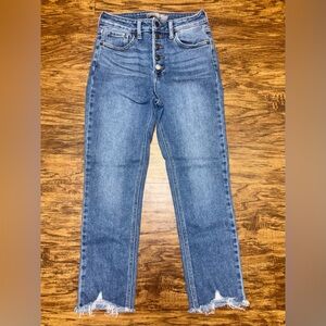 Just USA High Rise Cropped Jeans Size 2